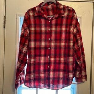 5/ $25 Shein Drop Shoulder Plaid top